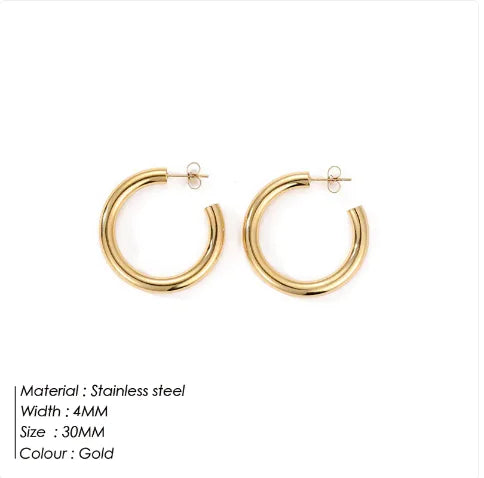 Chic Hoop Earrings