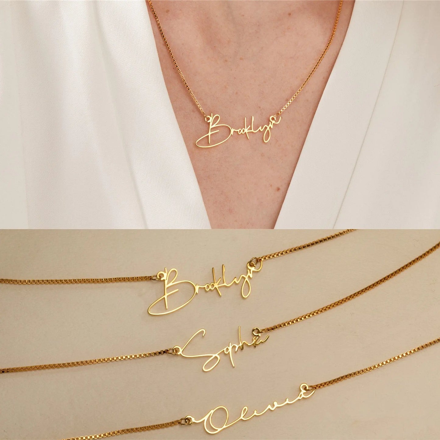 Personalized Stainless Steel Name Necklace