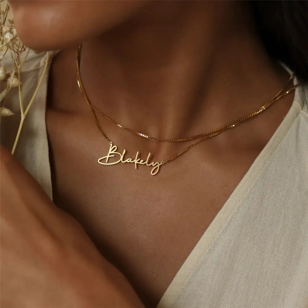 Personalized Stainless Steel Name Necklace