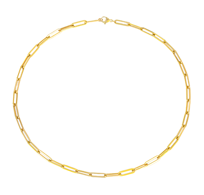 Paperclip Stainless Steel Necklace